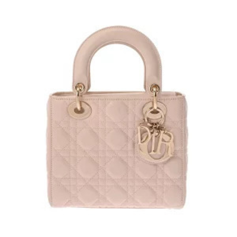 Christian Dior Cannage LADY MY ABCChristian Dior Bag Pink Lambskin Handbag